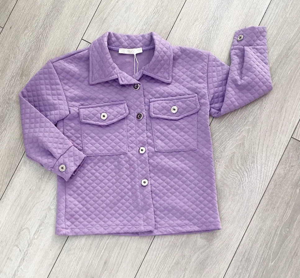 Lilac Lila Shacket