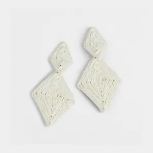 Linden Earrings - White
