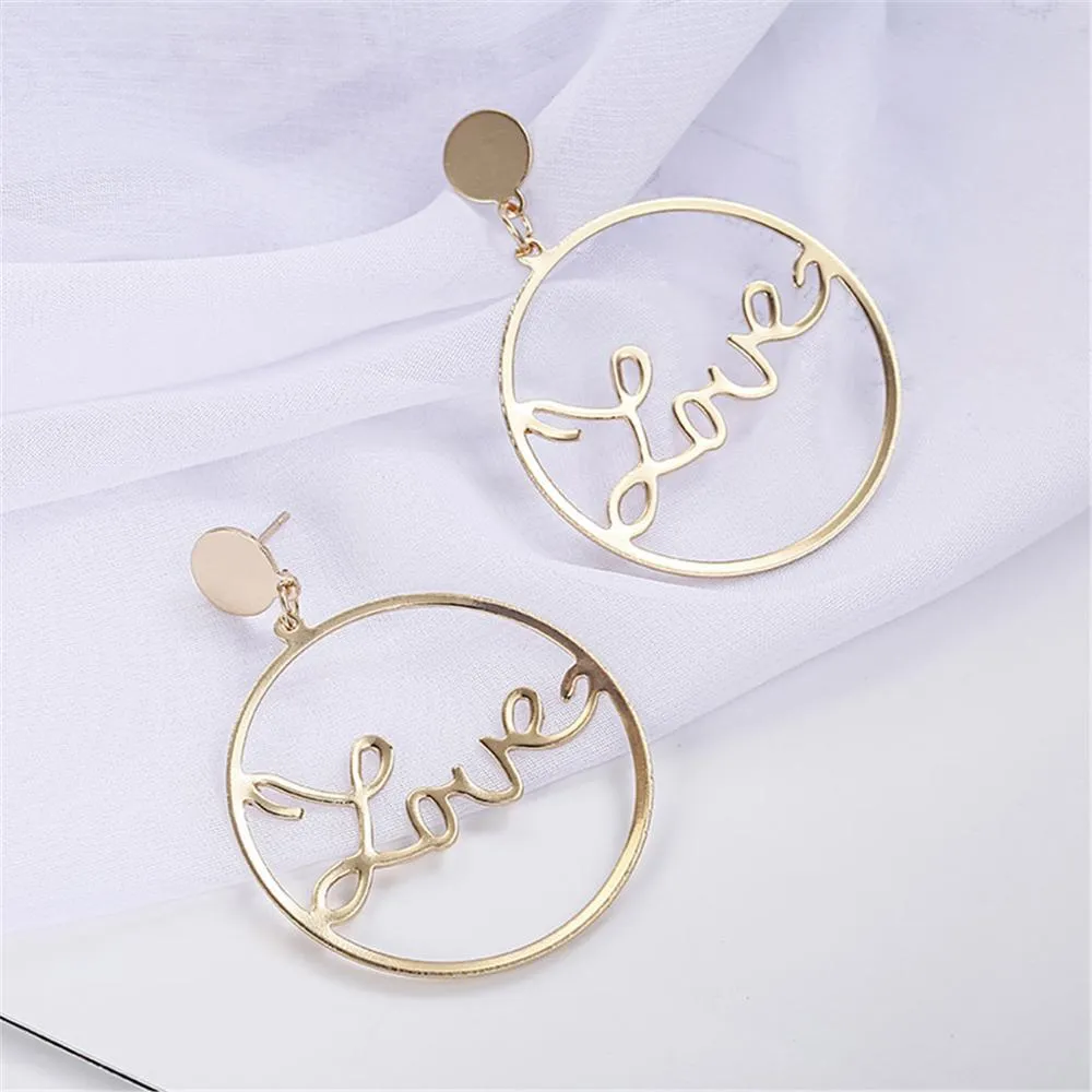 Long Crystal Tassel Gold Color Dangle Earrings for Women, Drop Earing Fashion Jewelry