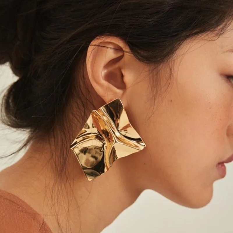 Long Crystal Tassel Gold Color Dangle Earrings for Women, Drop Earing Fashion Jewelry