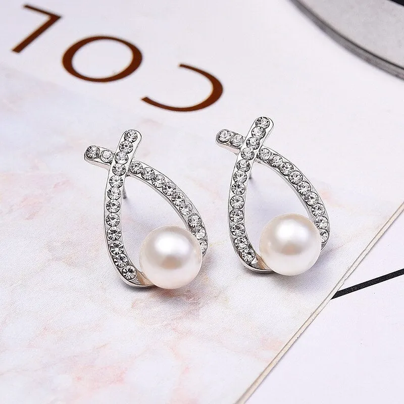 Long Crystal Tassel Gold Color Dangle Earrings for Women, Drop Earing Fashion Jewelry