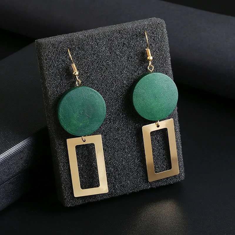Long Crystal Tassel Gold Color Dangle Earrings for Women, Drop Earing Fashion Jewelry