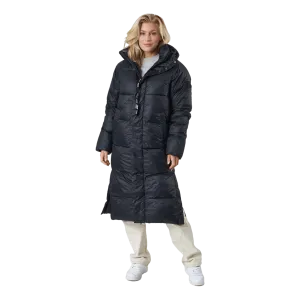 Loose Hood Coat Black