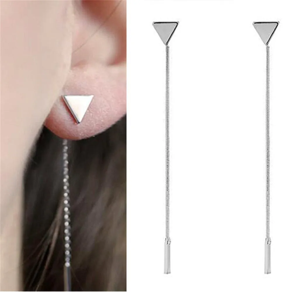 Luxury Gold Color Colorful Crystal Bow Stud Earrings For Women Ear Cuff Piercing Rhinestone Earring