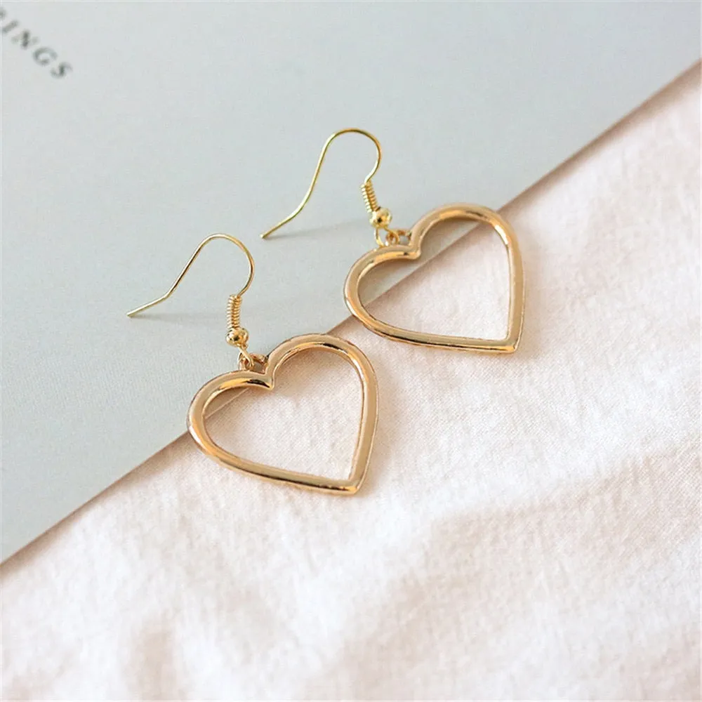 Luxury Gold Color Colorful Crystal Bow Stud Earrings For Women Ear Cuff Piercing Rhinestone Earring