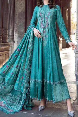 Maria B Unstitched 3 Piece Emb Linen Collection'2023-DL-1105