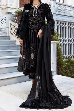 Maria B Unstitched 3 Piece Emb Linen Collection'2023-DL-1111