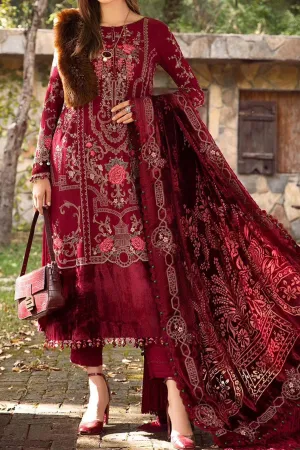 Maria B Unstitched 3 Piece Emb Linen Collection'2023-DL-1112