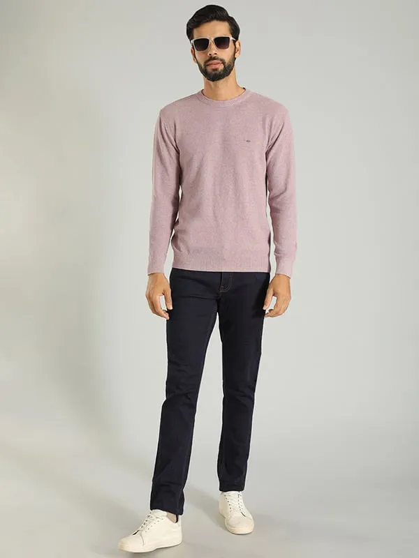 Men Solid Full Sleeve Crew Neck Sweater