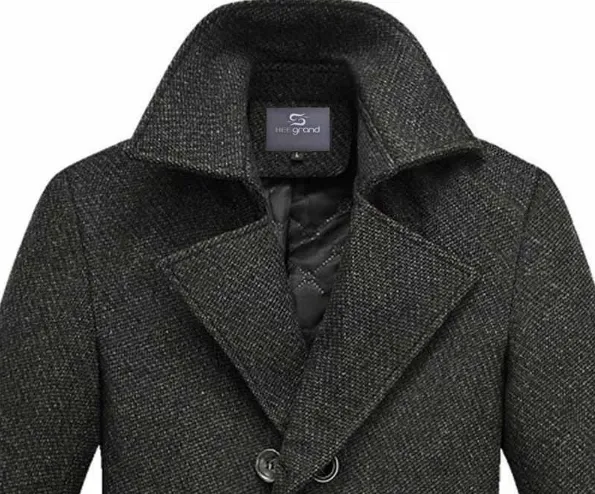 Men's Fashion Thick Double Breasted Winter Coat