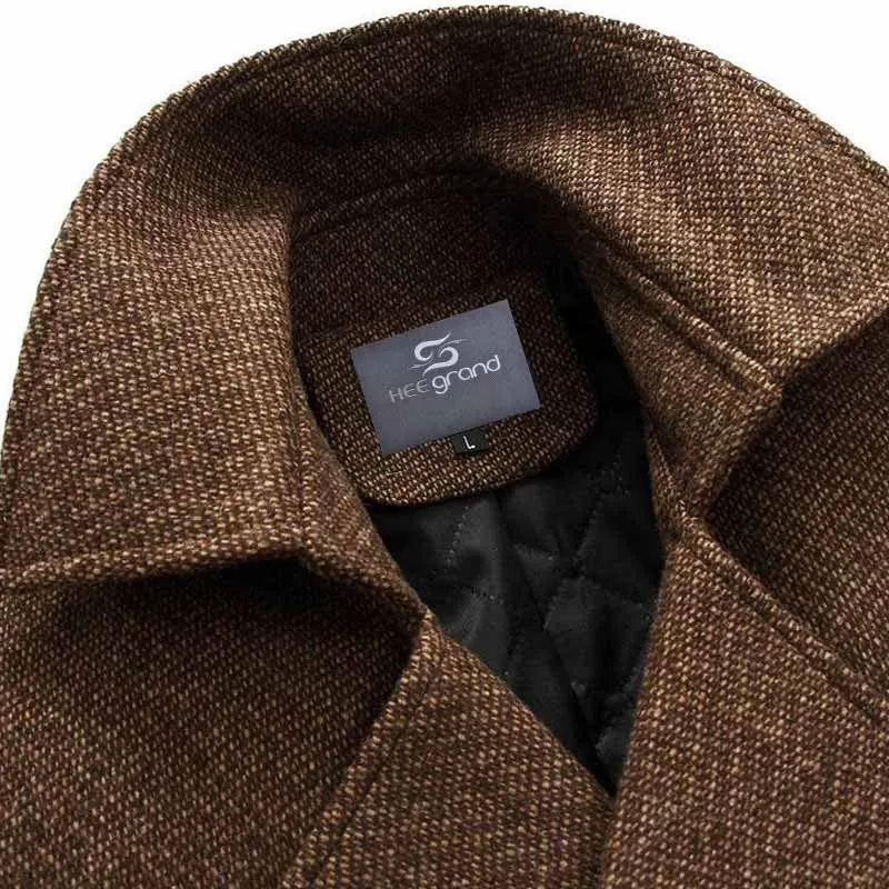 Men's Fashion Thick Double Breasted Winter Coat