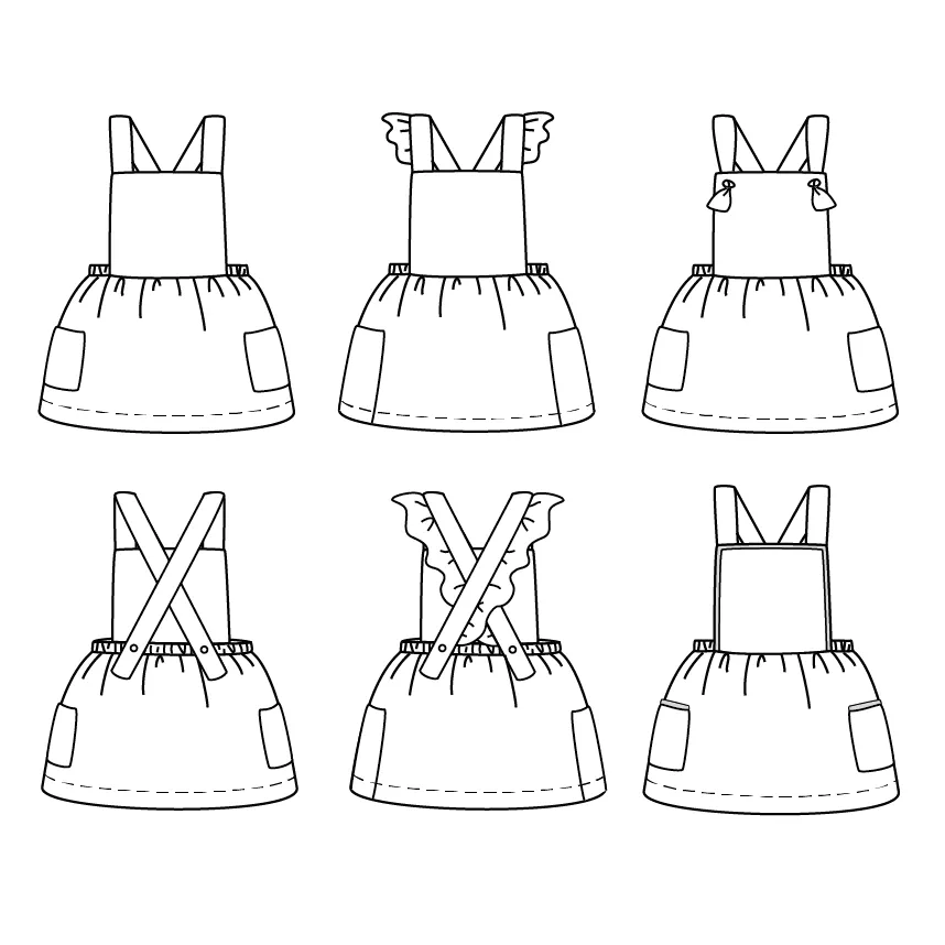 MILANO KIDS Dress - Girl 3-12Y - PDF Sewing Pattern