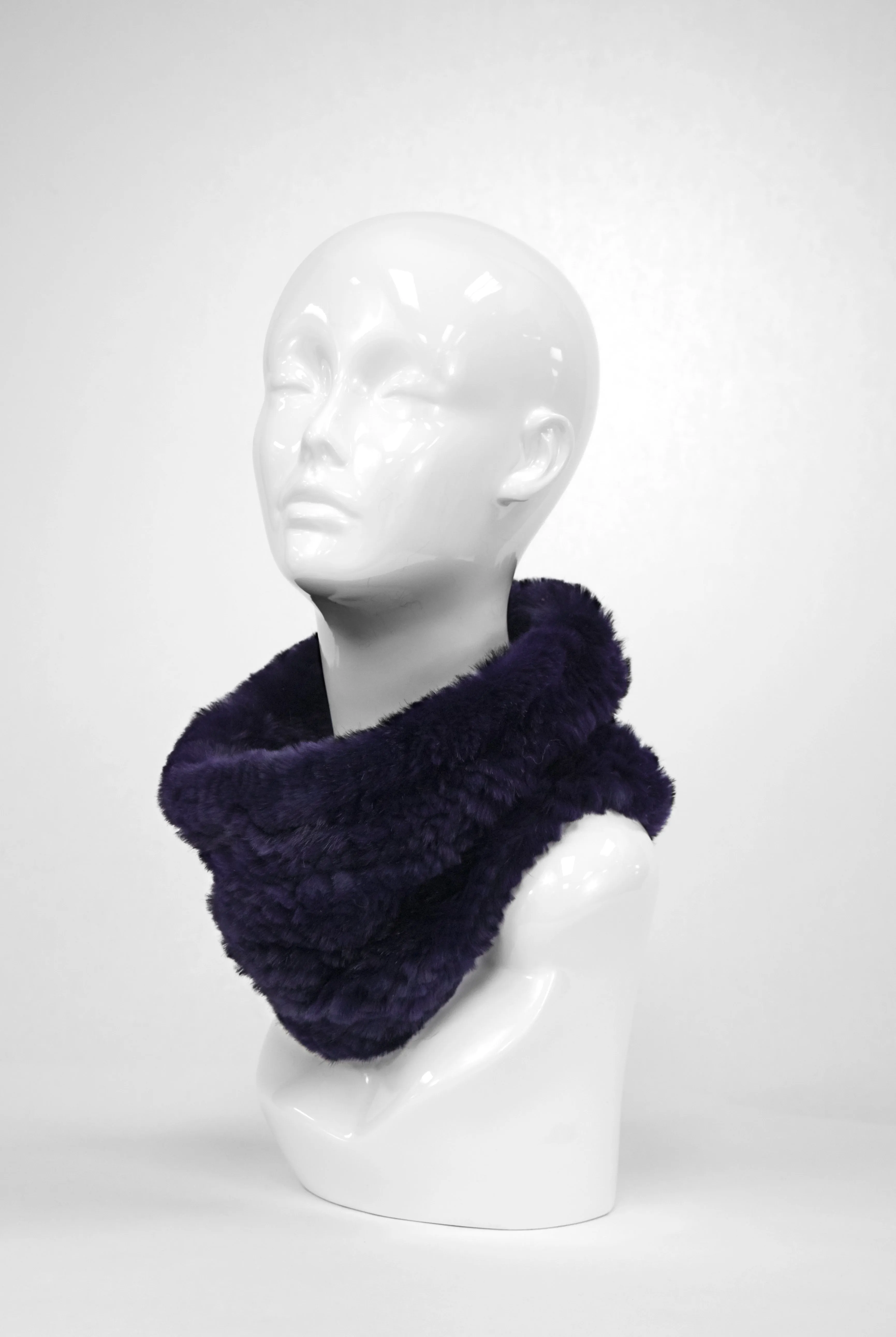 Mitchie's | Knitted Rabbit Stretch Neck Warmer