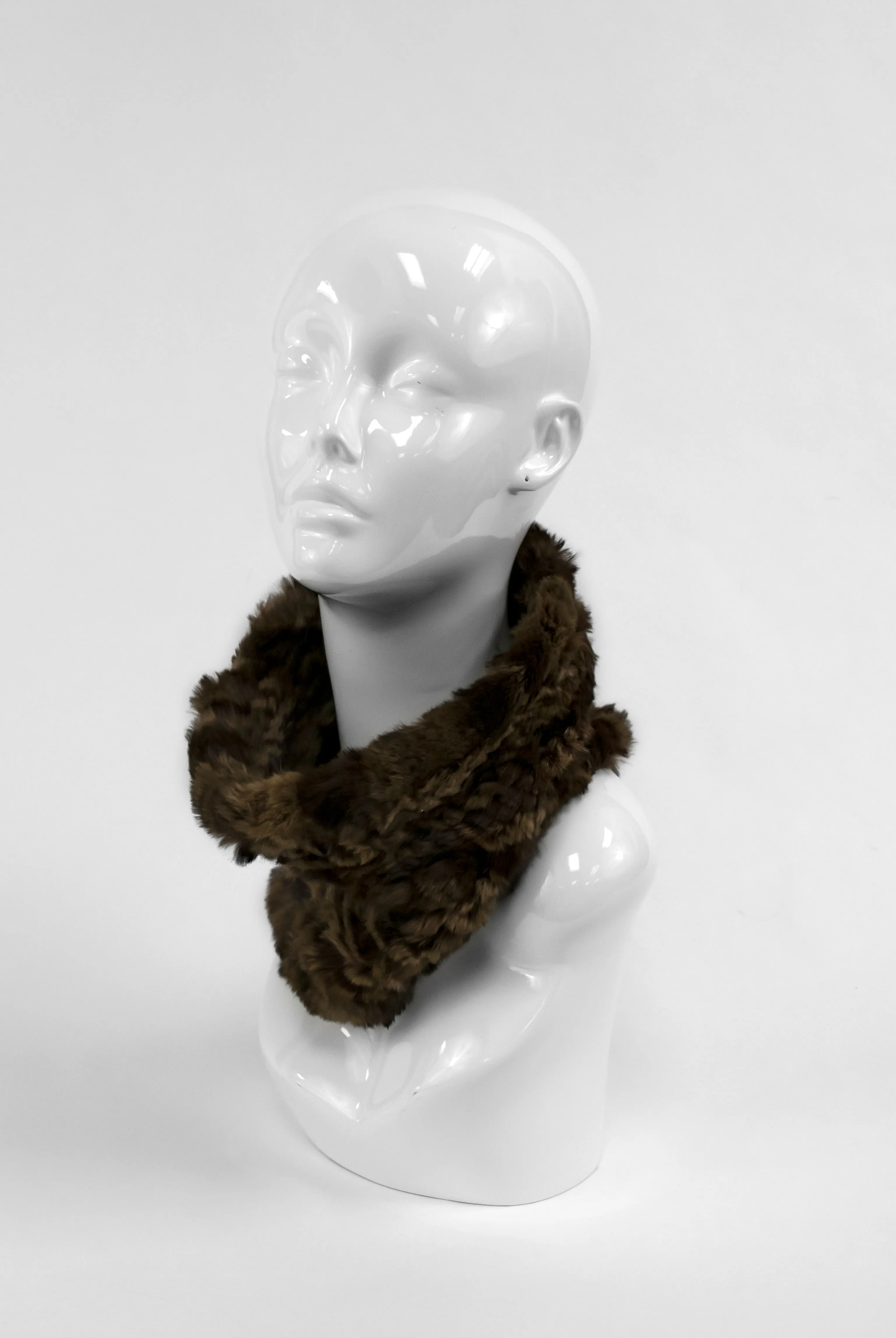 Mitchie's | Knitted Rabbit Stretch Neck Warmer
