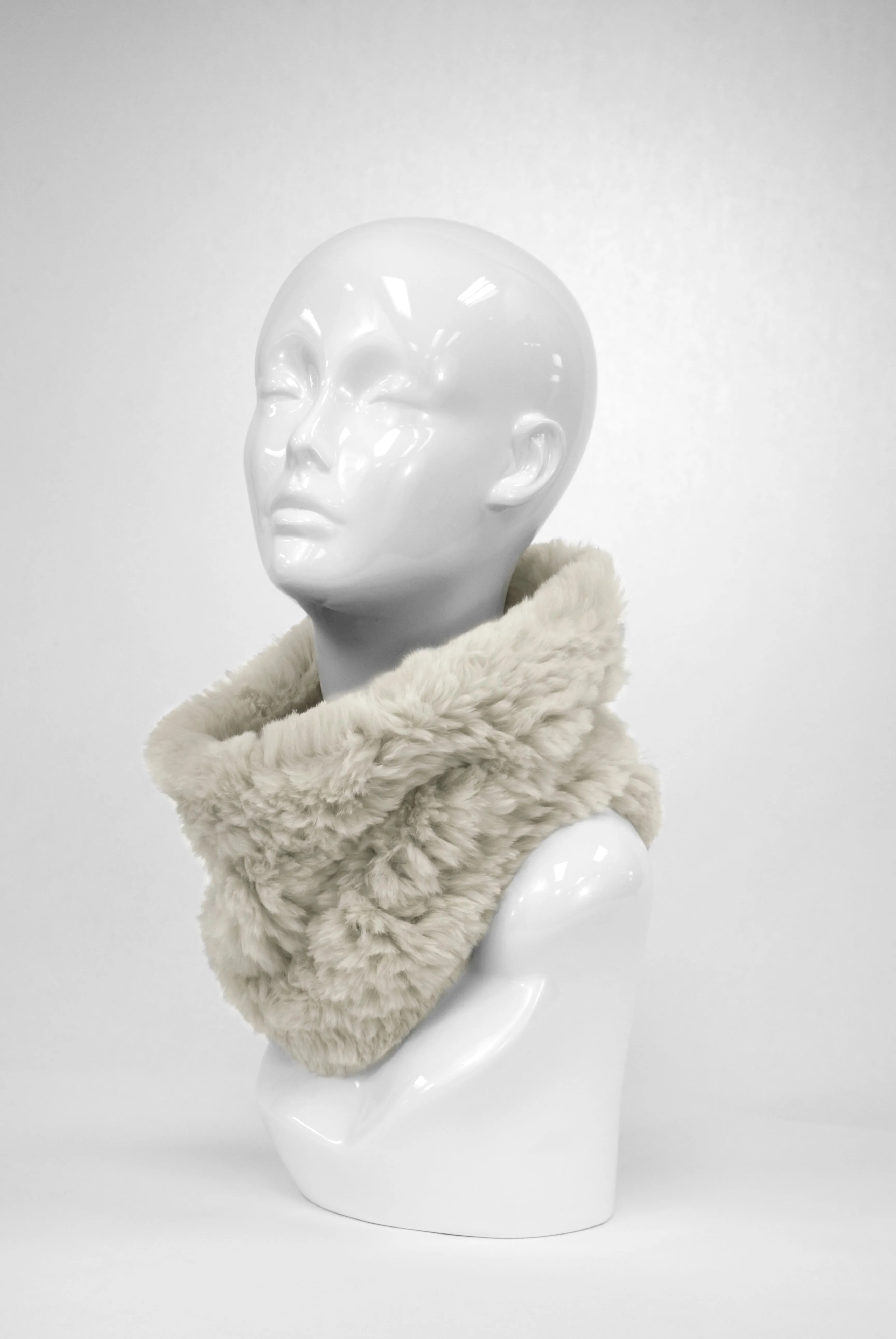 Mitchie's | Knitted Rabbit Stretch Neck Warmer