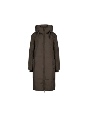 MMNova Square Down Coat - Slate Black - Mos Mosh