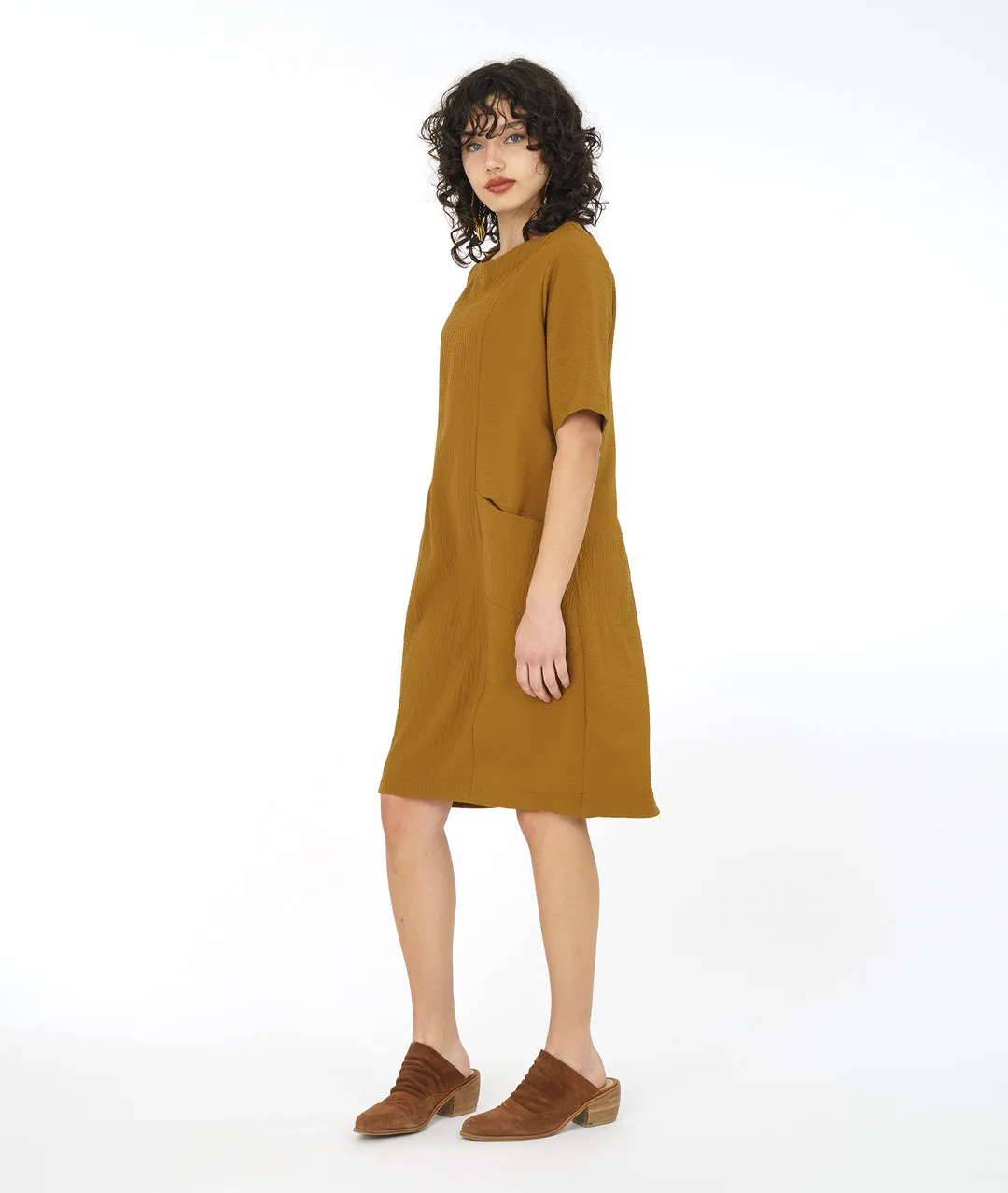 Niche - Seersucker - Friday Dress - Dijon