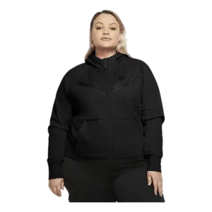 Nsw tch flc wr hoody fz plus Black