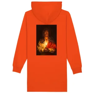 Organic Cotton Hoodie Dress - Impressionism