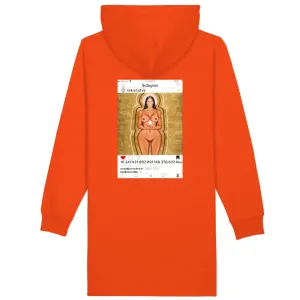 Organic Cotton Hoodie Dress - Pop Art