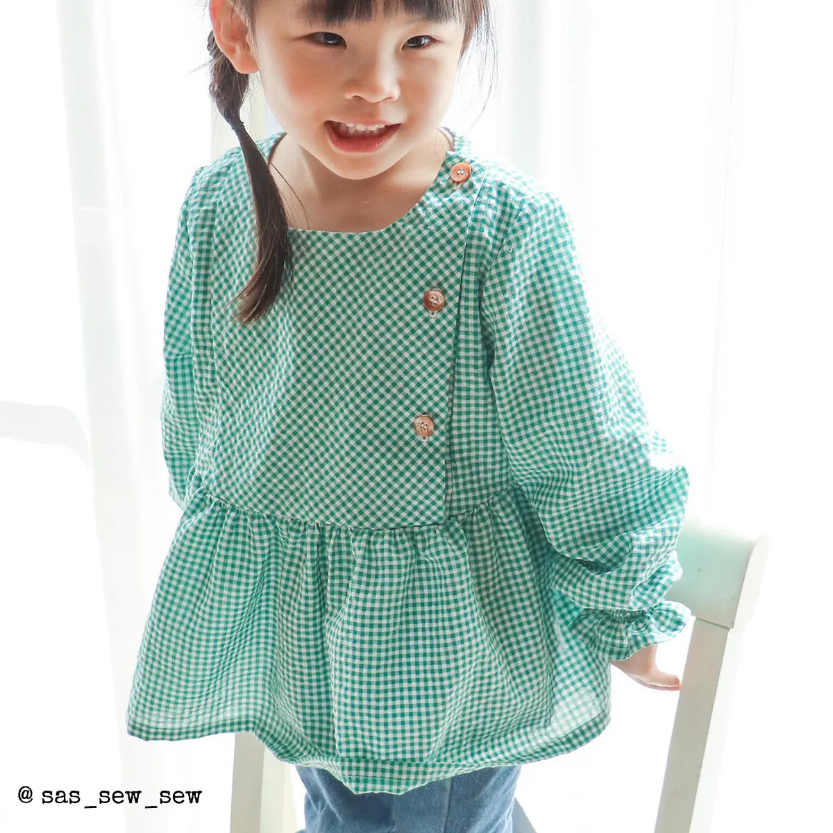 PALERME blouse or dress - Baby 6M/4Y - Paper Sewing Pattern