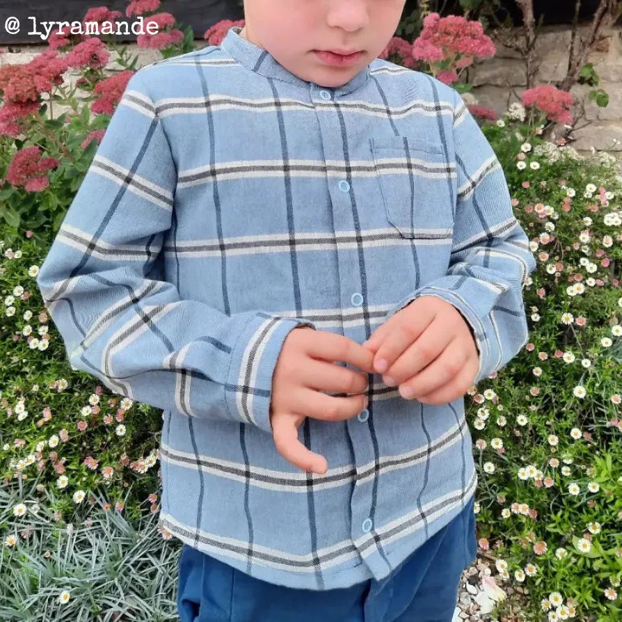PARIS Kids Shirt - 3/12Y - PDF Sewing Pattern