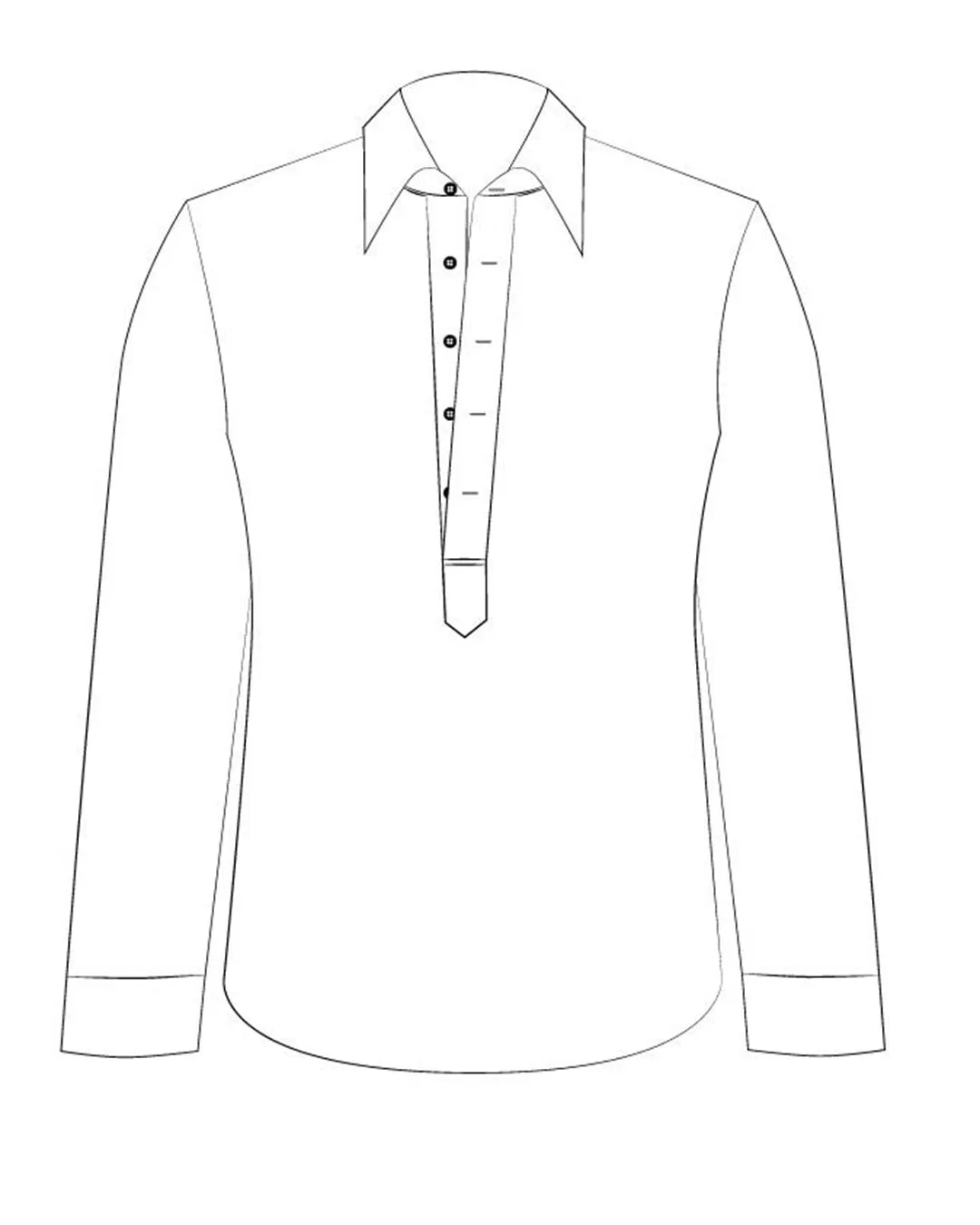 Pullover Shirt in Seersucker Stripes