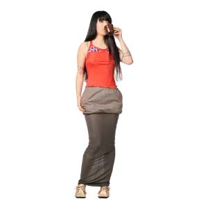Red Fashion Hero Halter Tank Top