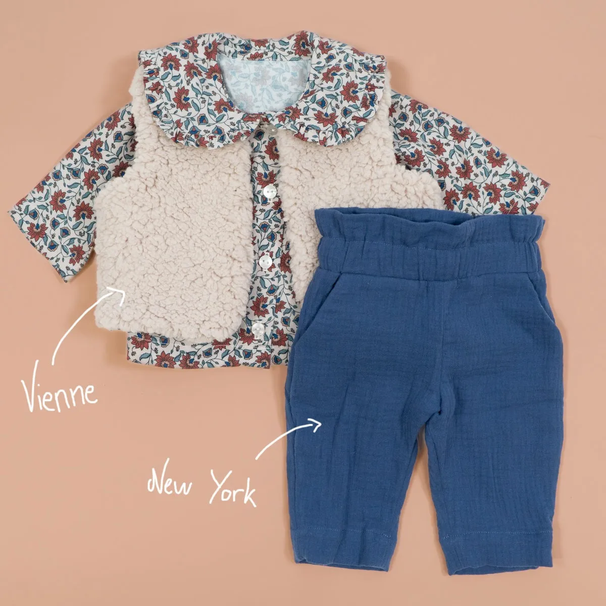 RIO Blouse - Baby 1M/4Y - Paper Sewing Pattern