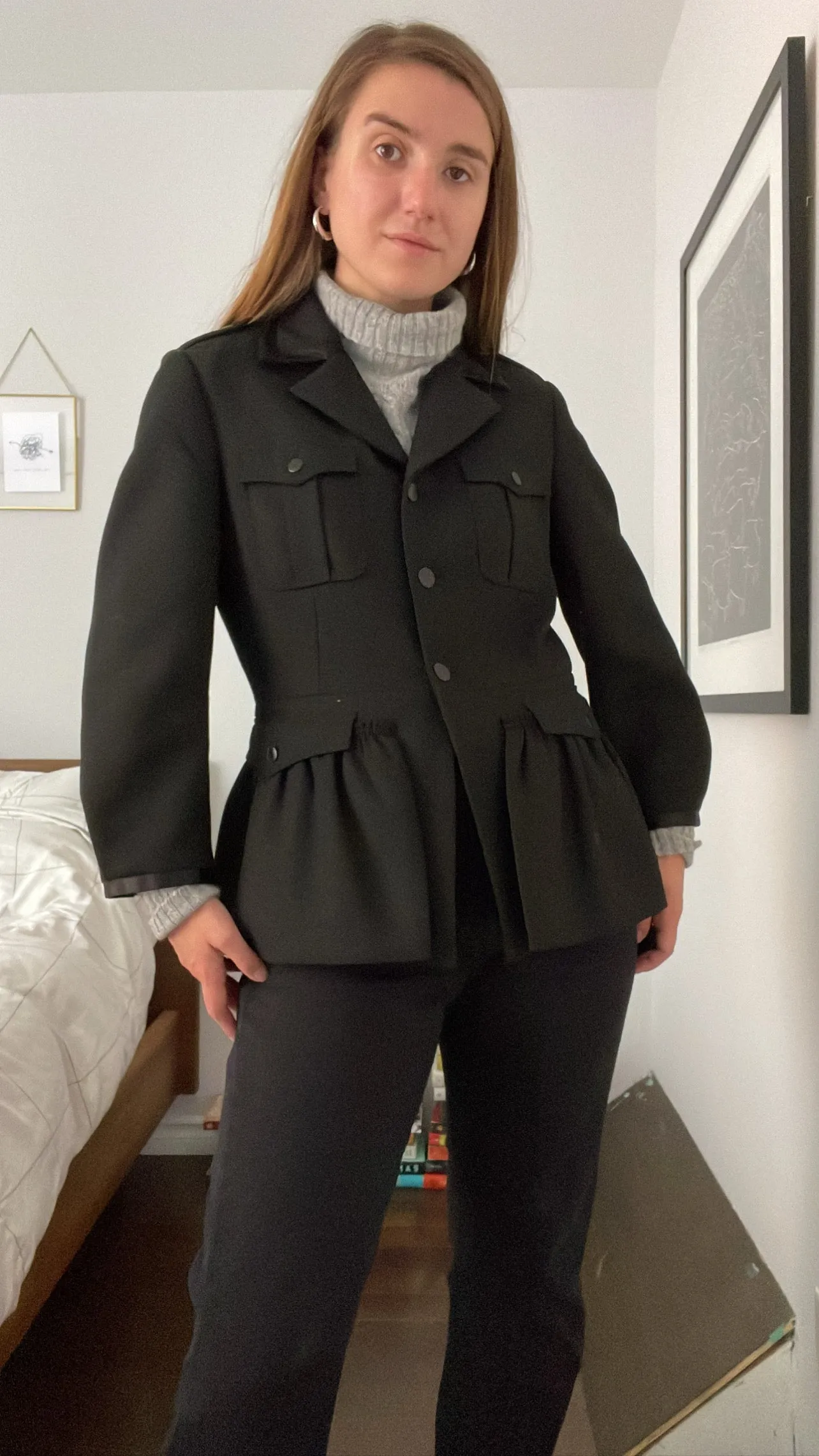 Robert Rodriguez Structural Black Blazer - 8