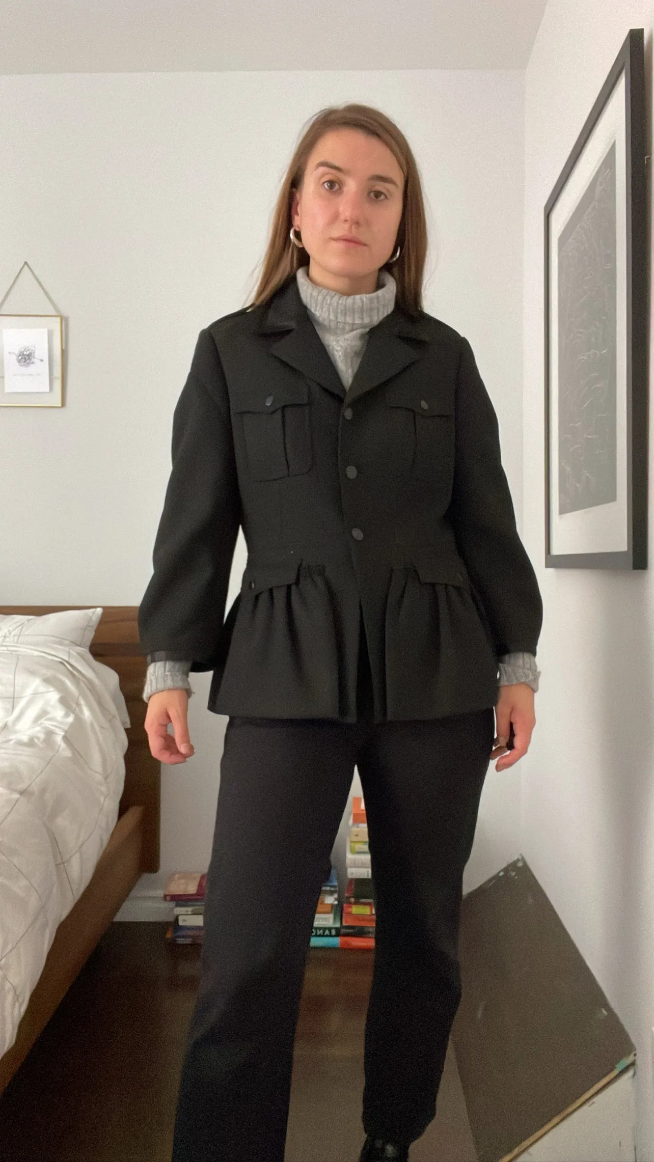 Robert Rodriguez Structural Black Blazer - 8