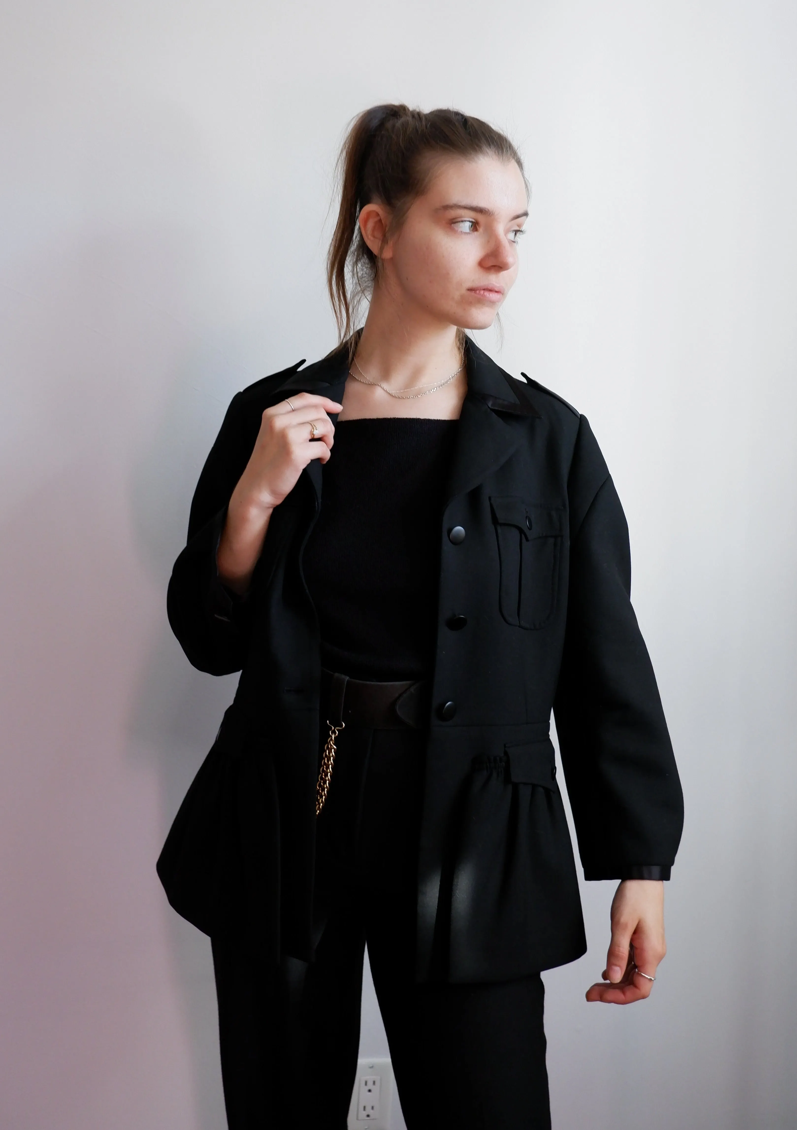 Robert Rodriguez Structural Black Blazer - 8