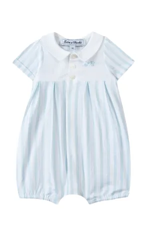 Romper suit - Sky blue Garda cotton