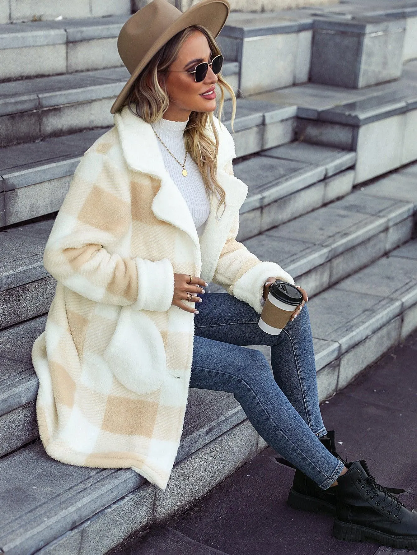 Rustic Plaid Coat