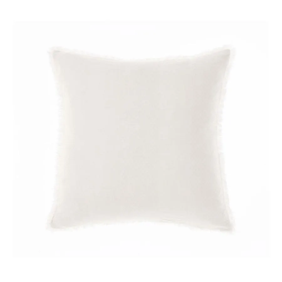 Shrimpton White Cushion 45 X 45 cm by Linen House