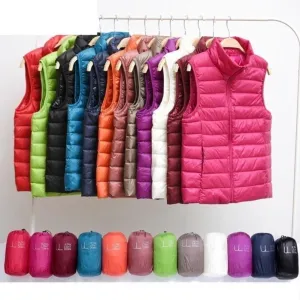 Sleeveless Ultralight Down Warm Coat