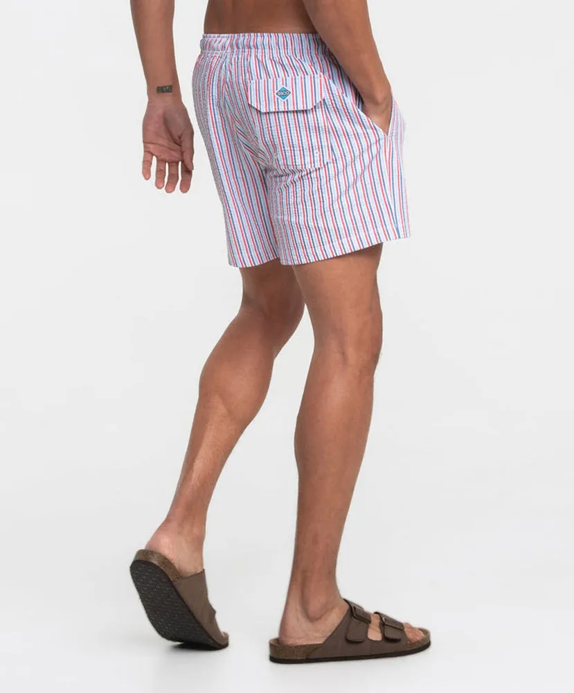 Southern Shirt Co - Clubhouse Seersucker Swim Shorts