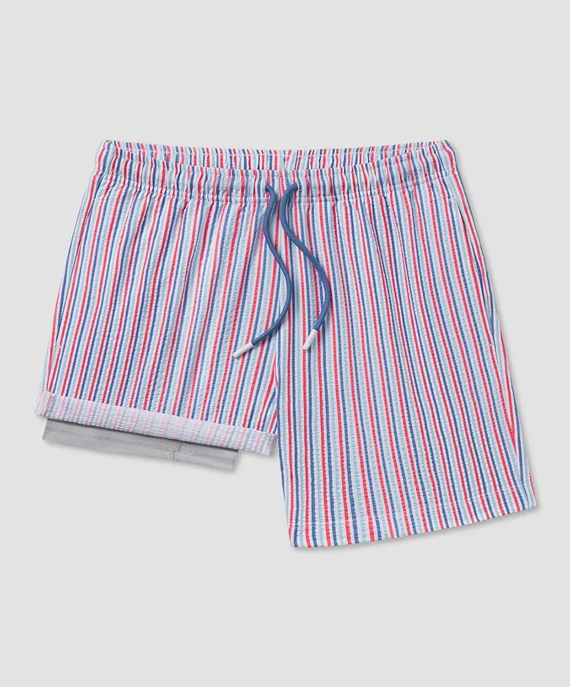 Southern Shirt Co - Clubhouse Seersucker Swim Shorts