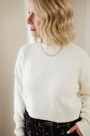 Square Texture Sweater