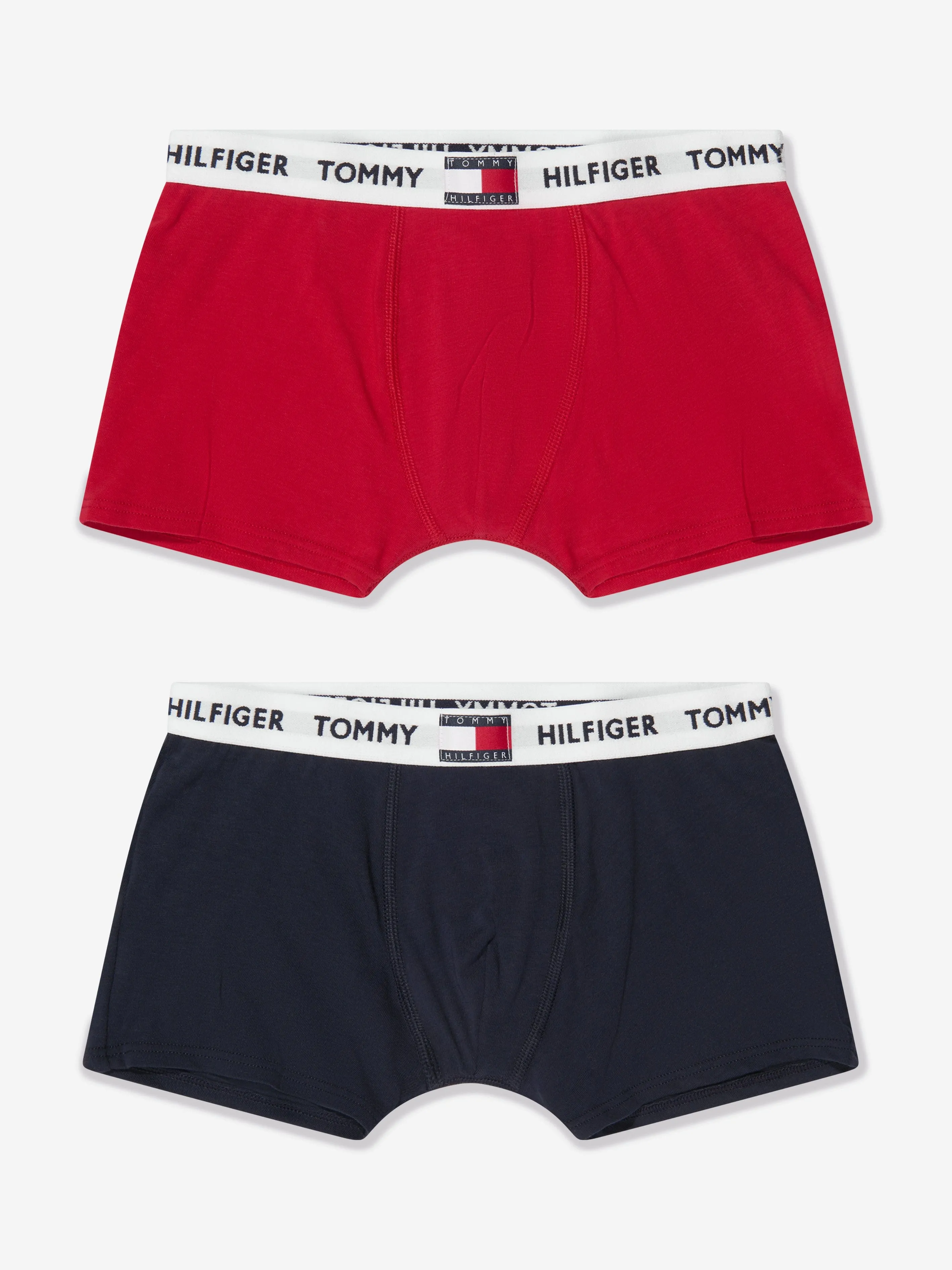 Tommy Hilfiger Boys Boxer Shorts Set (2 Pack) in Red