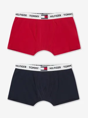 Tommy Hilfiger Boys Boxer Shorts Set (2 Pack) in Red