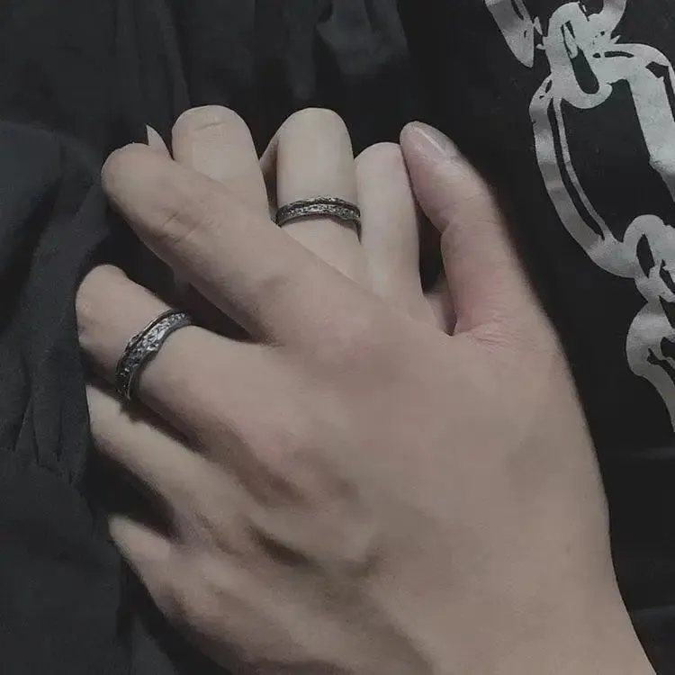 Trendy Abyss Couple Ring - Retro Men and Women Jewelry Gift