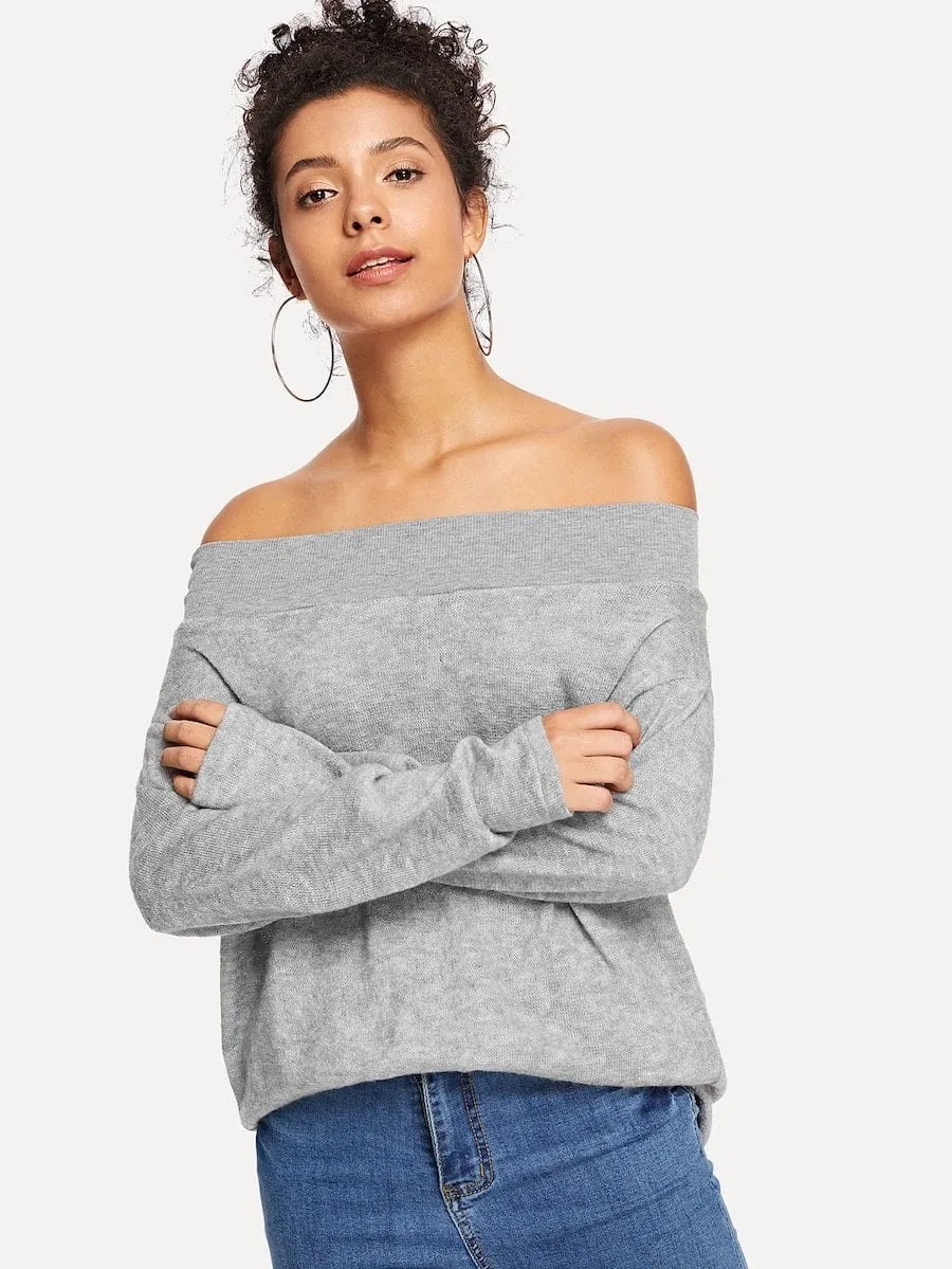 Trendy Off the shoulder fashion top