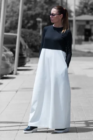 VIKI Black White Winter Jumpsuit