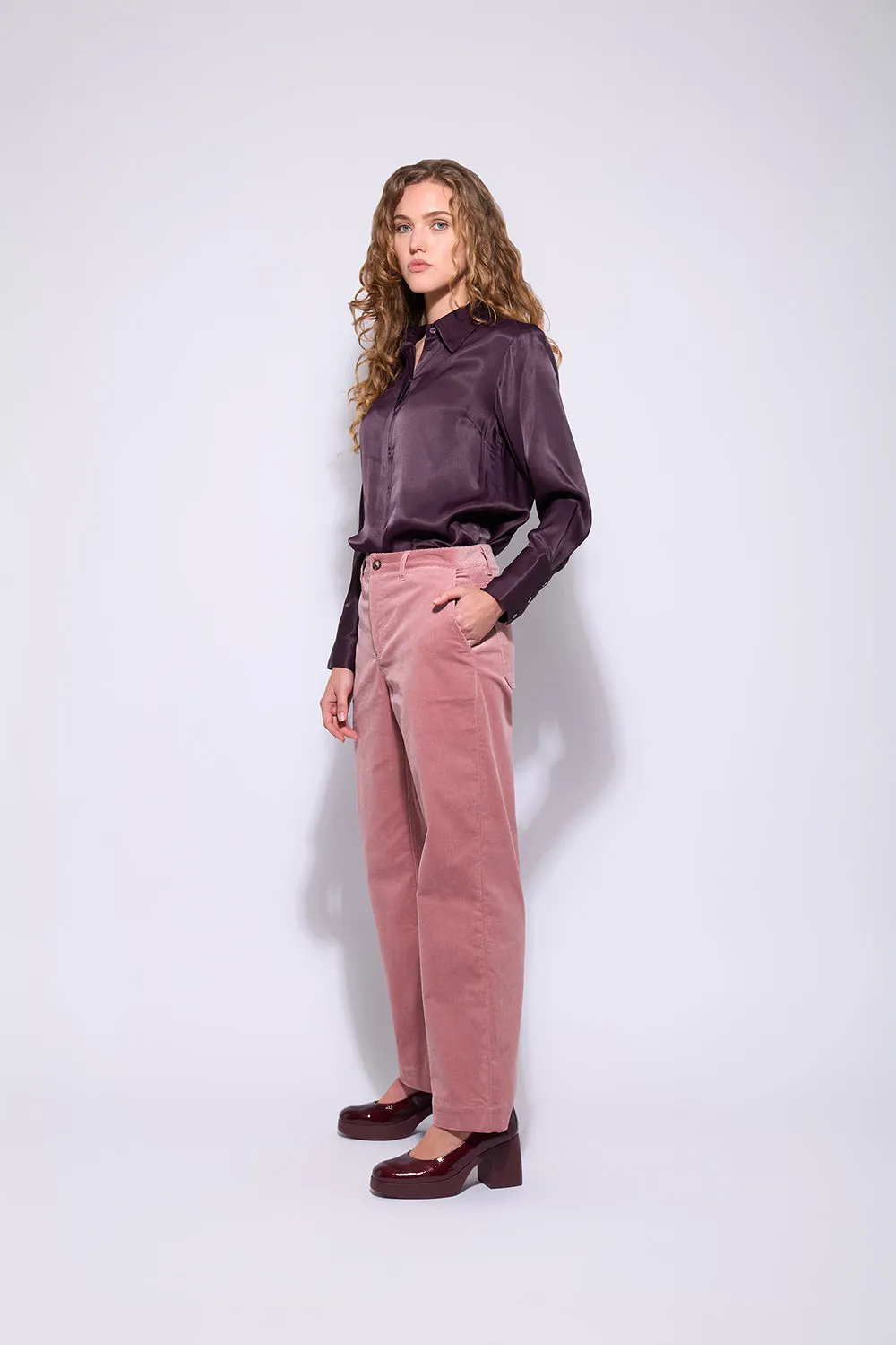 WALE RIDER PANT IN BLUSH