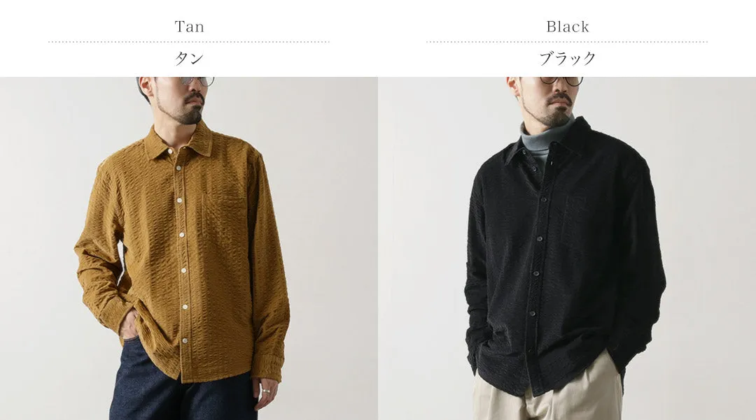 WAX LONDON / sherry-shirt seersucker cord