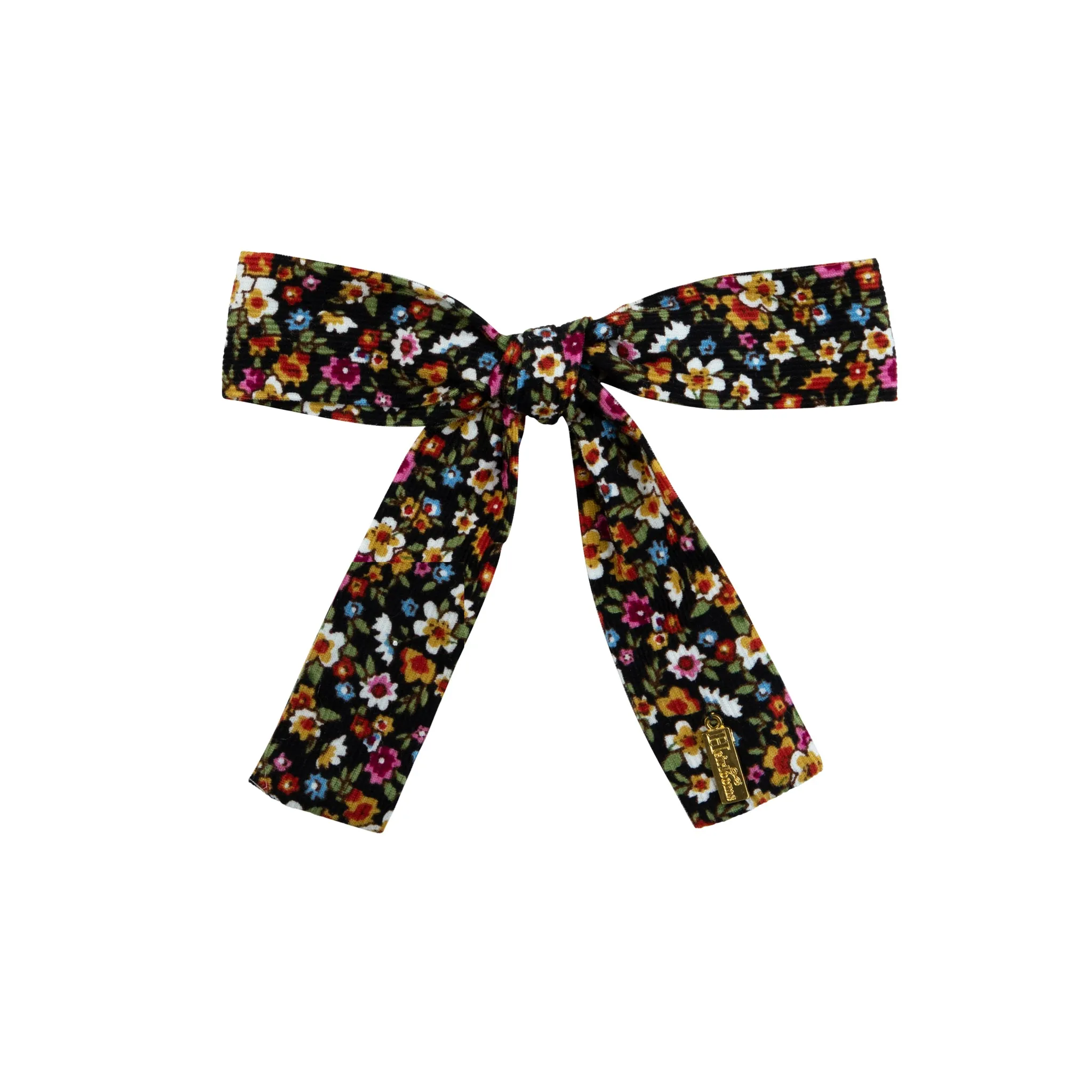 WINTER FLORAL MEDIUM BOW
