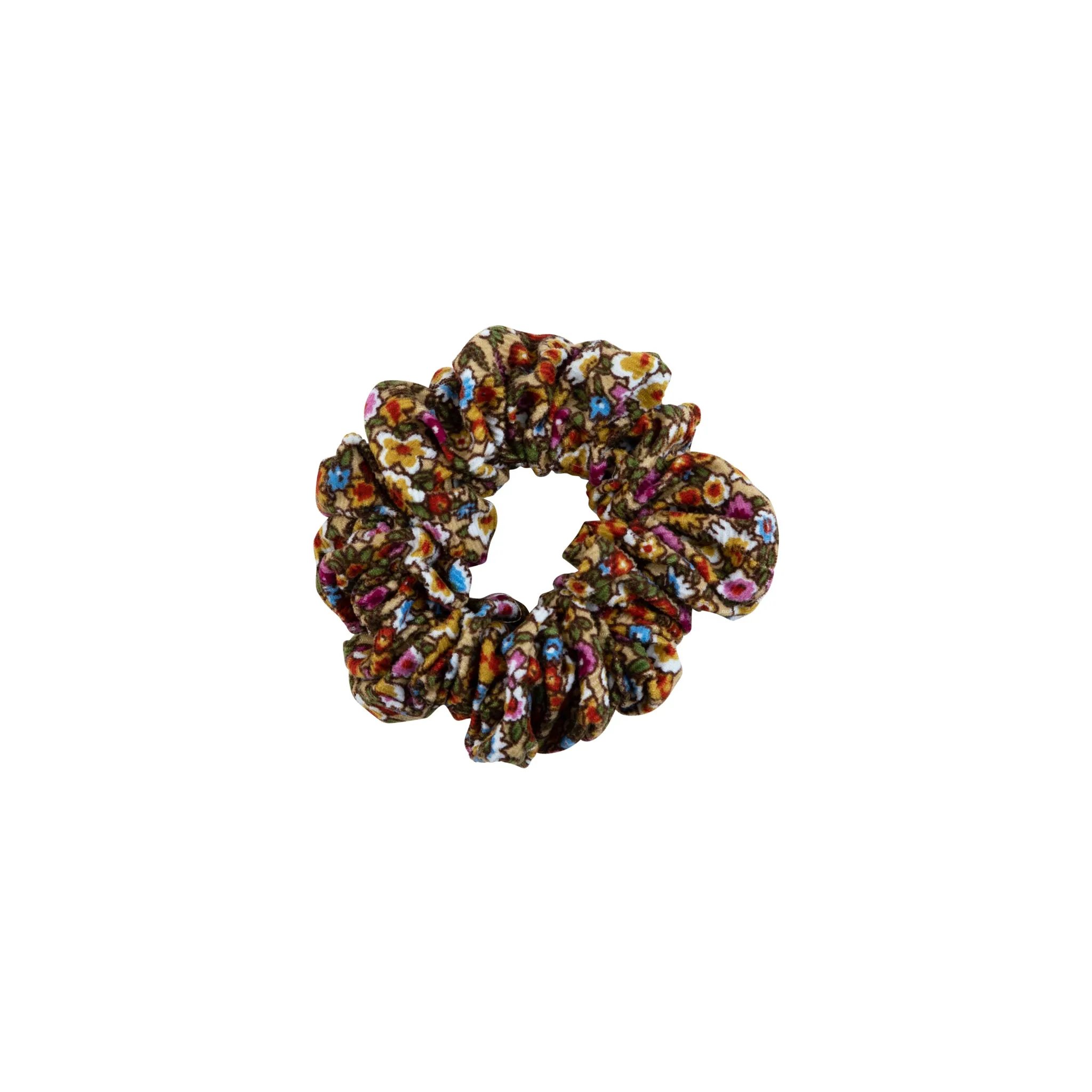 WINTER FLORAL SCRUNCHIE