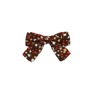 WINTER FLORAL SMALL BOW