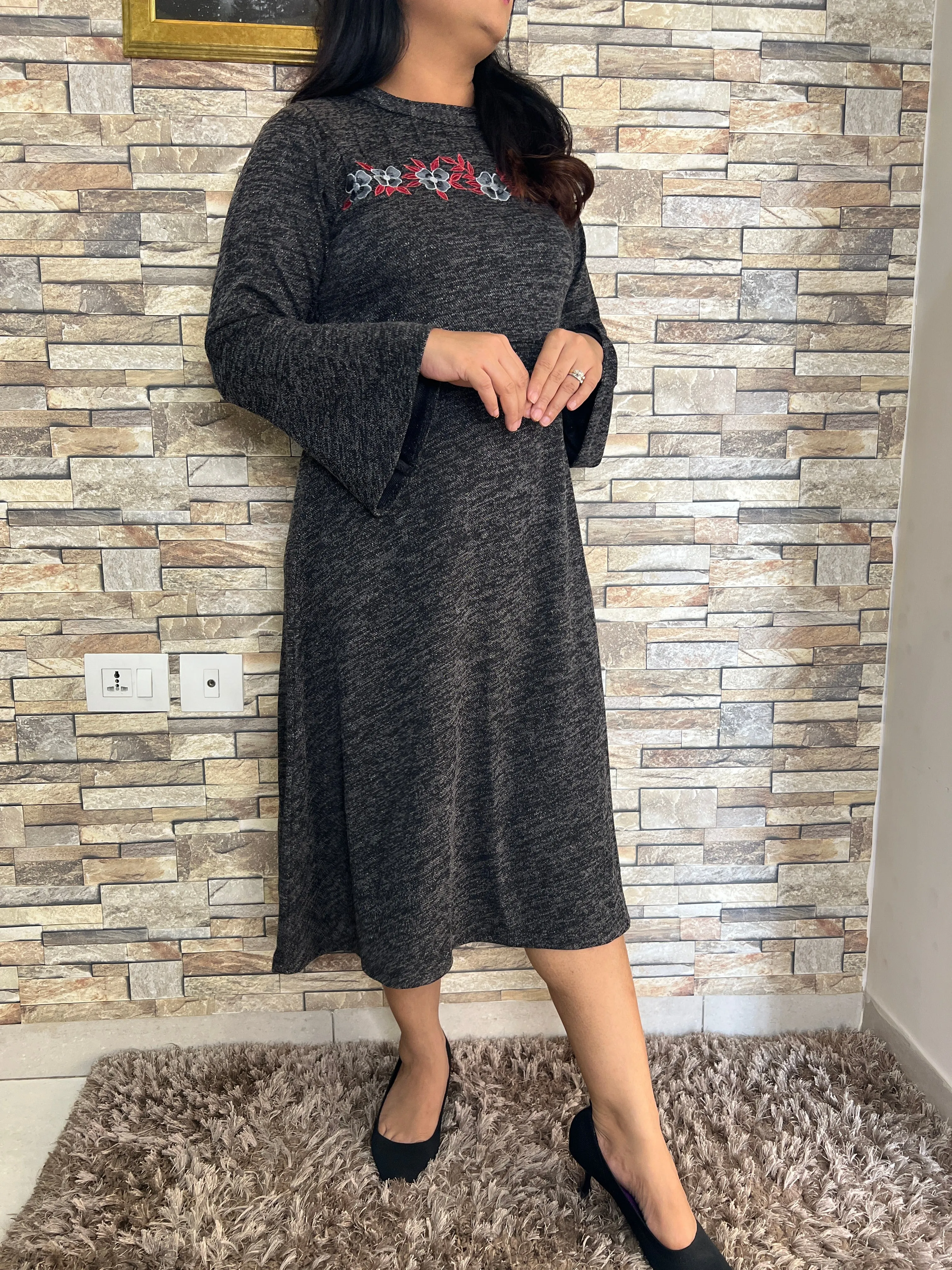 Woollen Short Dress